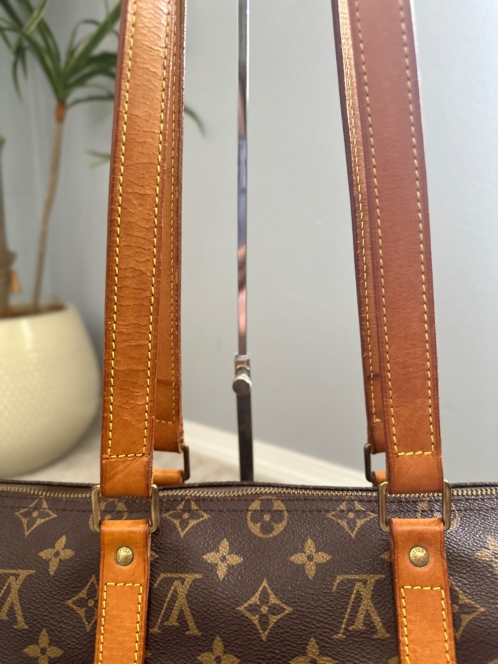 Louis Vuitton Monogram Canvas Brown & Tan tote / weekender travel bag - Picture 6 of 16
